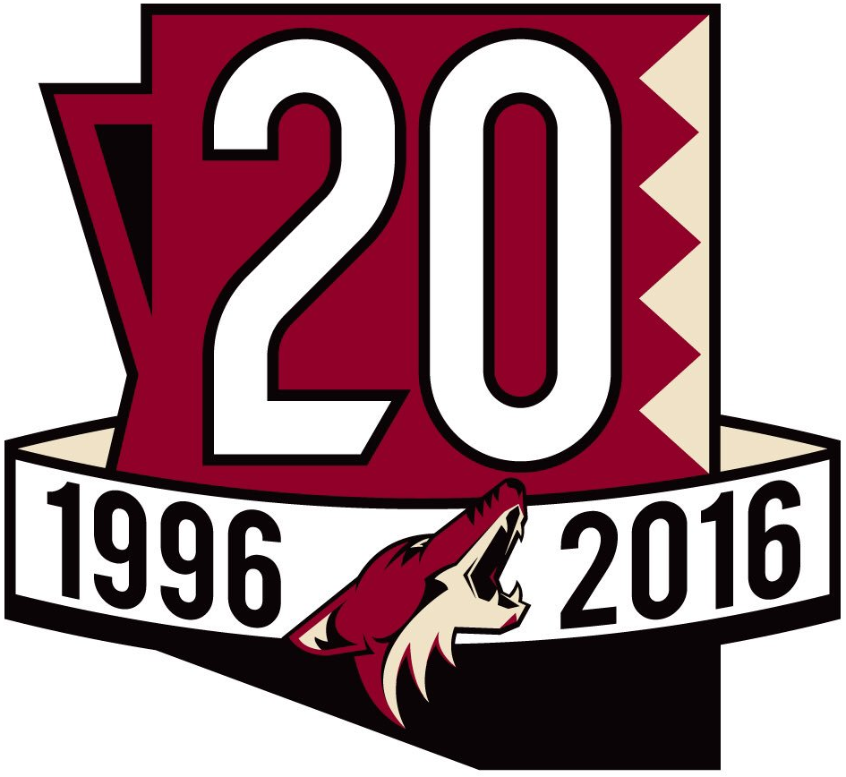 Arizona Coyotes 2017 Anniversary Logo iron on transfers for fabric
